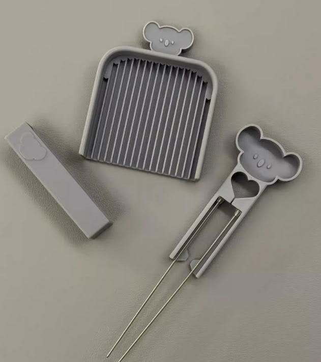 Pixology 3D Printed Double-needle Bead Pen & Shovel Set