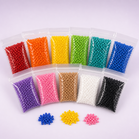 Representative range of 2.6 mm mini fuse bead refill colours