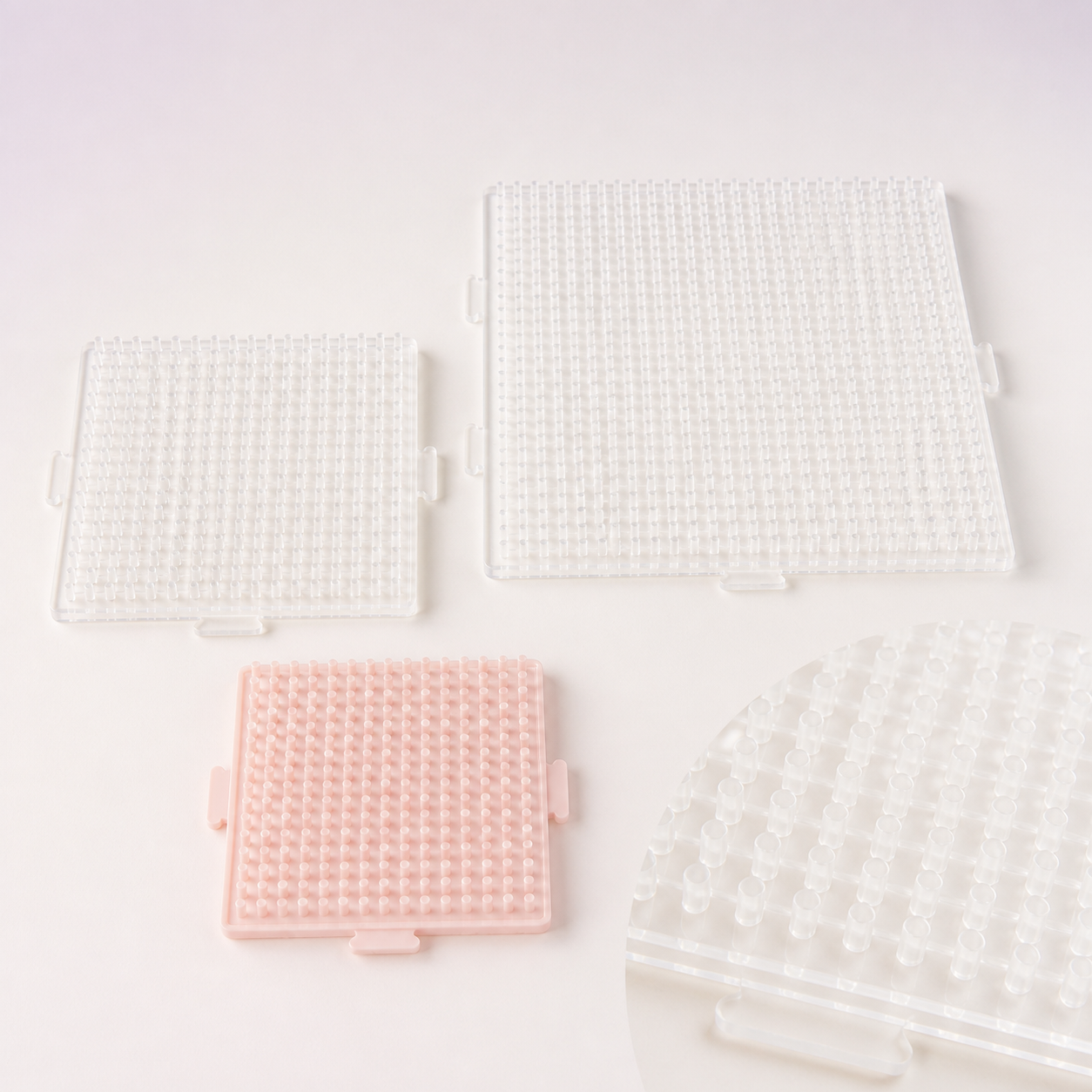 2.6 mm mini fuse bead pegboards in three sizes