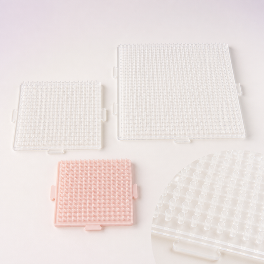 2.6 mm mini fuse bead pegboards in three sizes